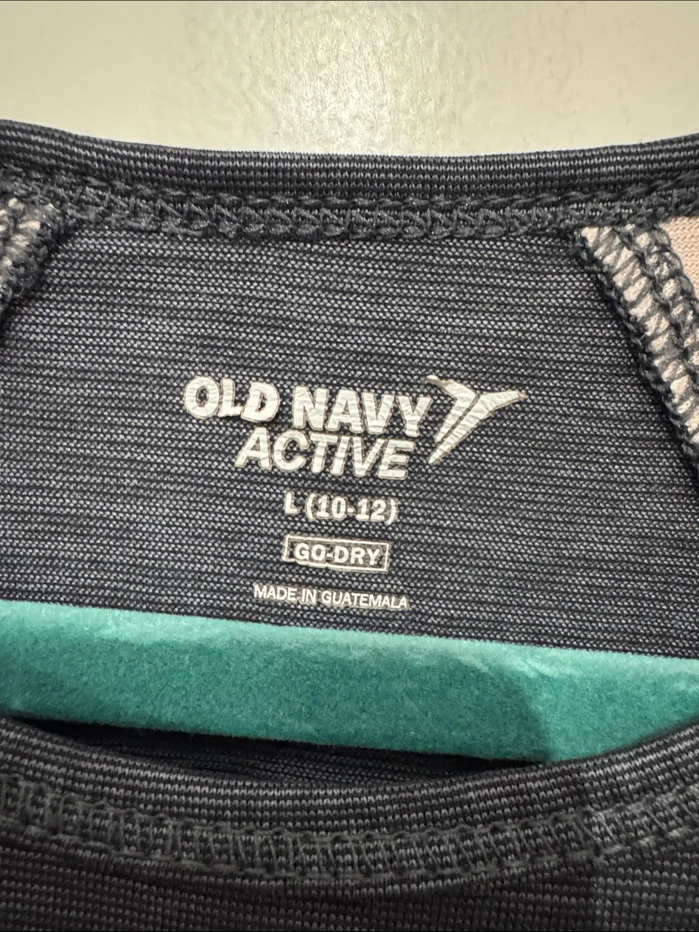 Old Navy Women's Performance Tank - Charcoal & Blush